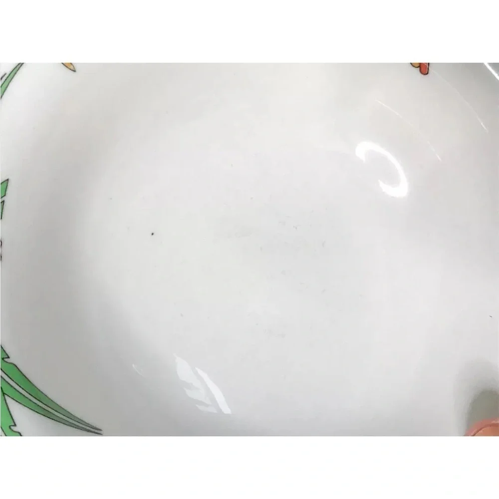 Syracuse China Syralite Parrot Cereal Soup Bowl Tropical Bird Whimsical Colorful